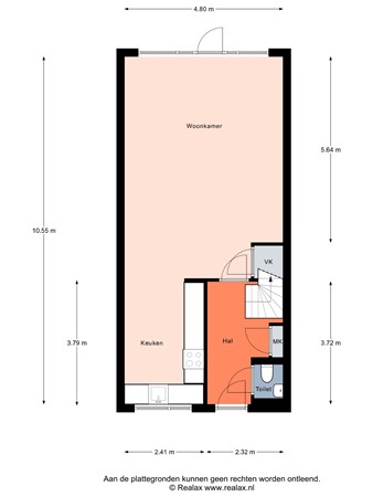 Floorplan - Boterbloem 12, 3751 DZ Bunschoten-Spakenburg
